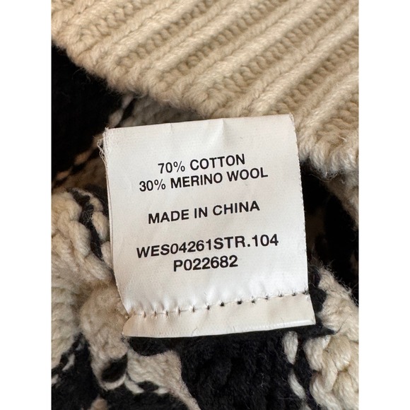 DISHH Striped Collared Knit Polo Sweater XS Wool Blend Preppy Winter Pullover - Picture 7 of 11